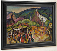 Feast Day  San Juan Pueblo Fine Art Print