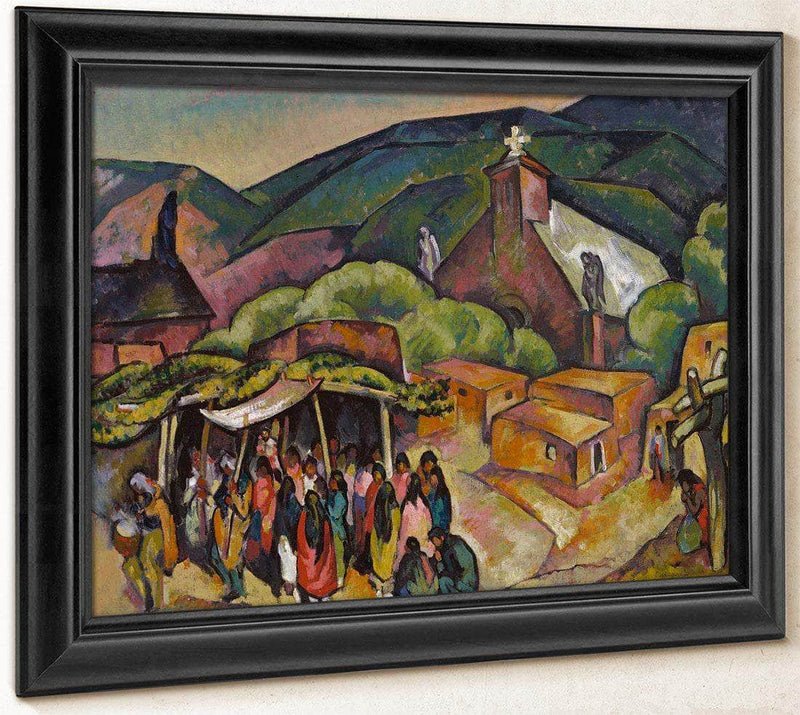 Feast Day  San Juan Pueblo Fine Art Print