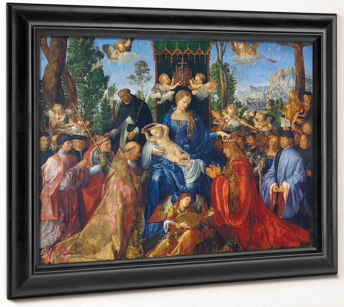 Feast Of Rose Garlands 1506 By Albrecht Durer Fine Art Print