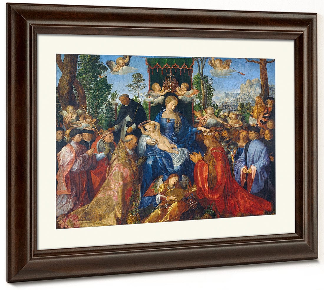 Feast Of Rose Garlands 1506 By Albrecht Durer Fine Art Print