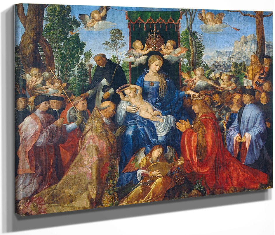 Feast Of Rose Garlands 1506 By Albrecht Durer Fine Art Print