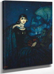 Federico Beltran Masses Pola Negri And Rudolph Valentino. By Federico Beltran Masses Fine Art Print