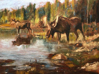 Feeding Time By Carl Rungius Fine Art Print