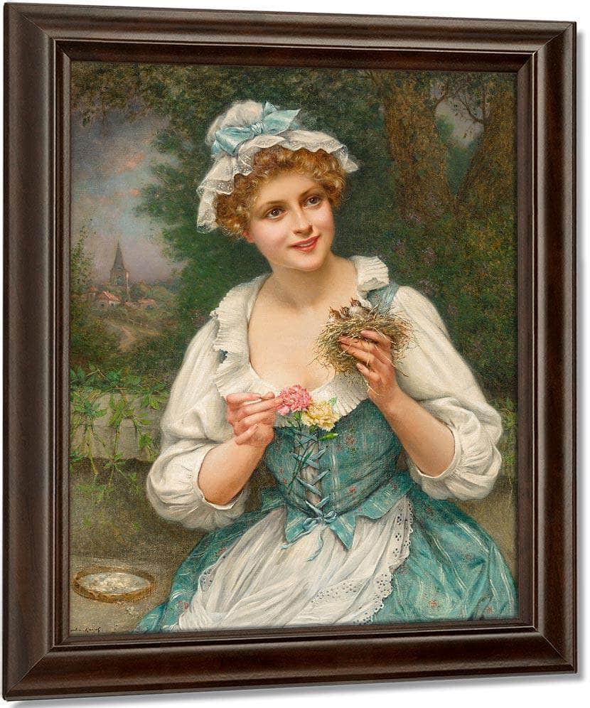 Feeding Time By Francis Martin Kavel Fine Art Print