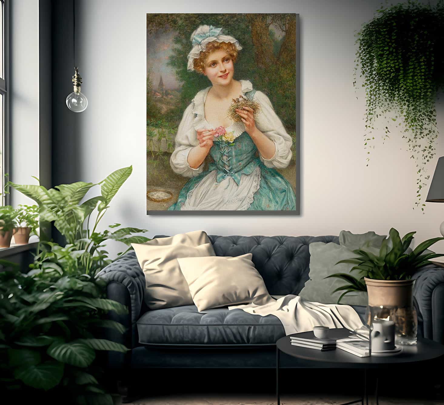 Feeding Time By Francis Martin Kavel Fine Art Print