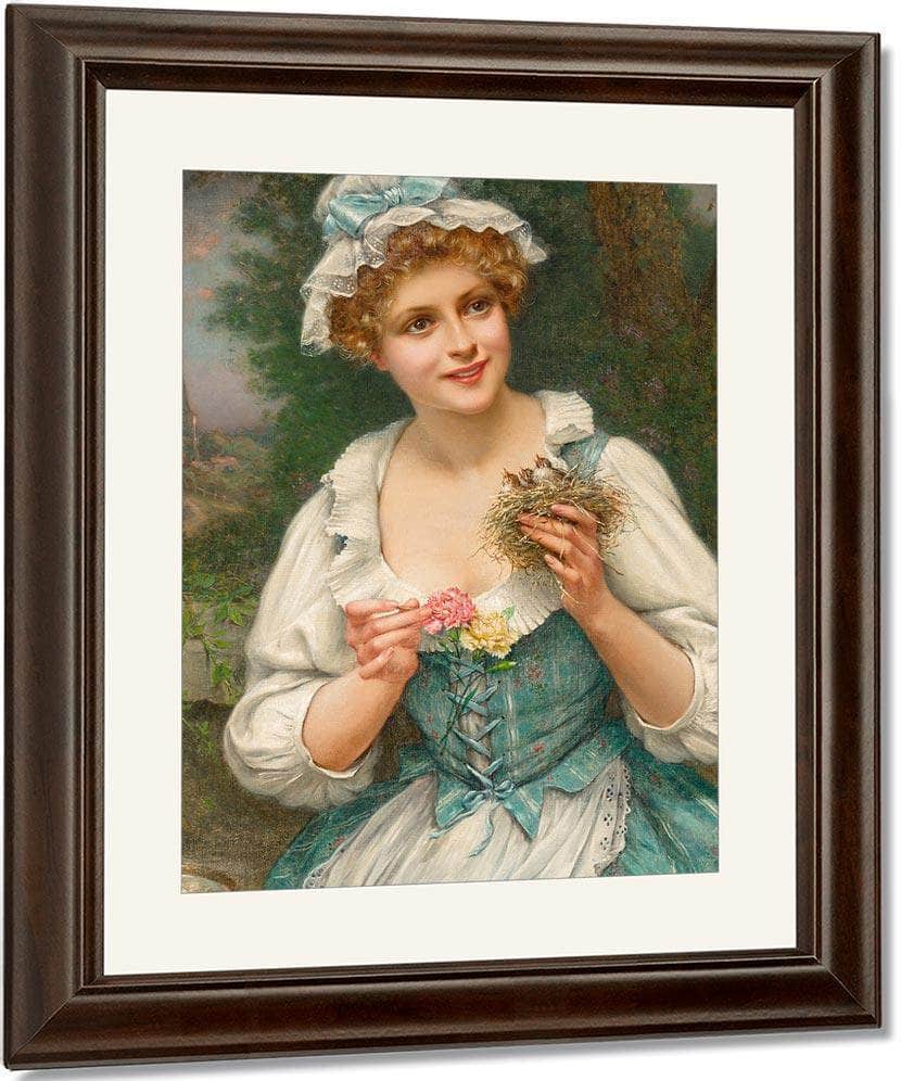 Feeding Time By Francis Martin Kavel Fine Art Print