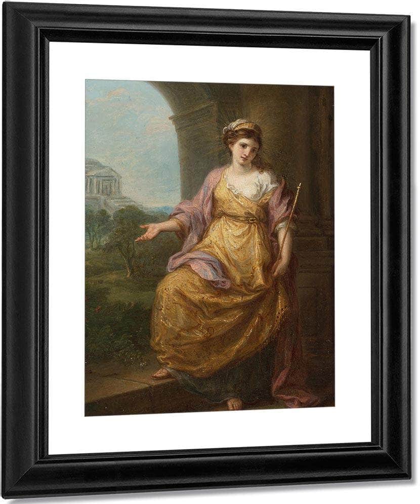 Female Allegory 1780 29 9X22 2Cm By Angelica Kauffmann Fine Art Print