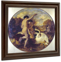Female Bathers Surprised By A Swan By William Etty Fine Art Print