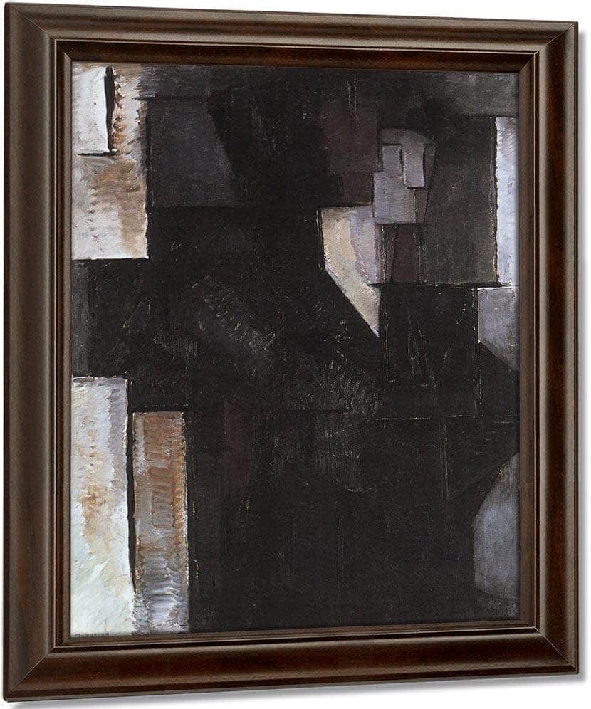 Female Figure 1911 1912 Oil On Canvas 1150X880Mm Haags Gemeentenmuseum By Piet Mondrian Fine Art Print