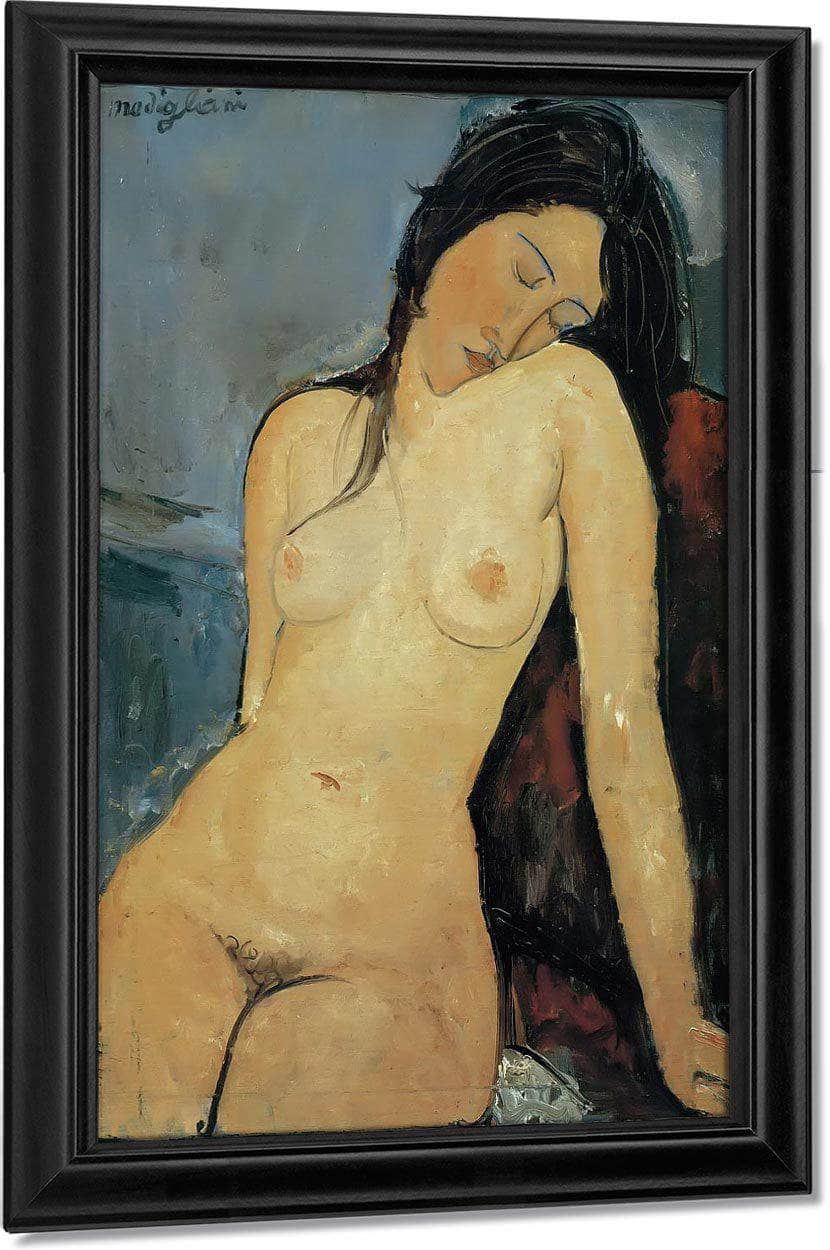 Female Nude 1916 By Amedeo Modigliani Fine Art Print