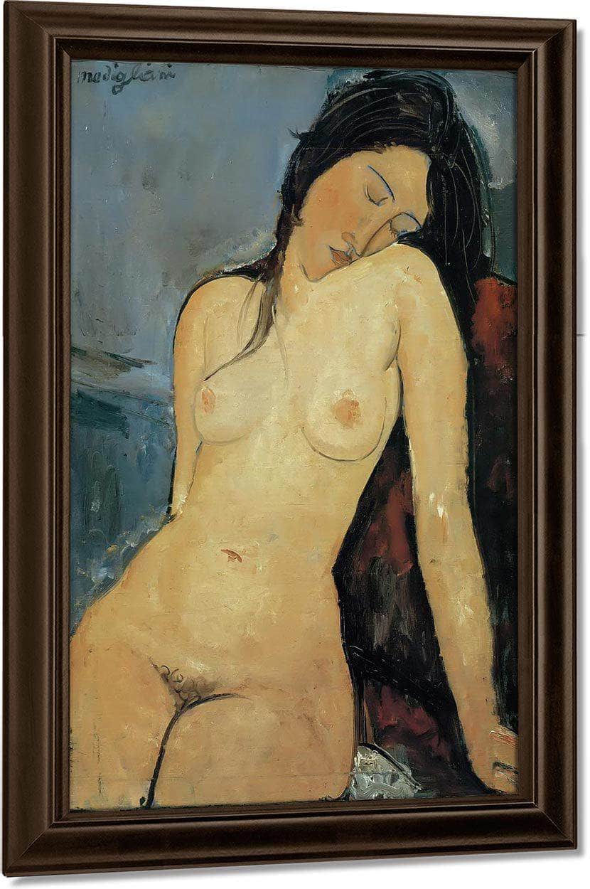 Female Nude 1916 By Amedeo Modigliani Fine Art Print