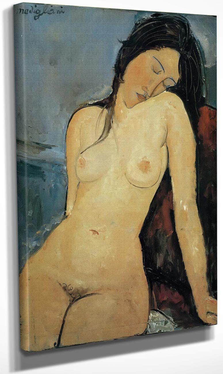 Female Nude 1916 By Amedeo Modigliani Fine Art Print