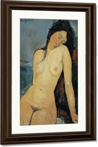 Female Nude 1916 By Amedeo Modigliani Fine Art Print