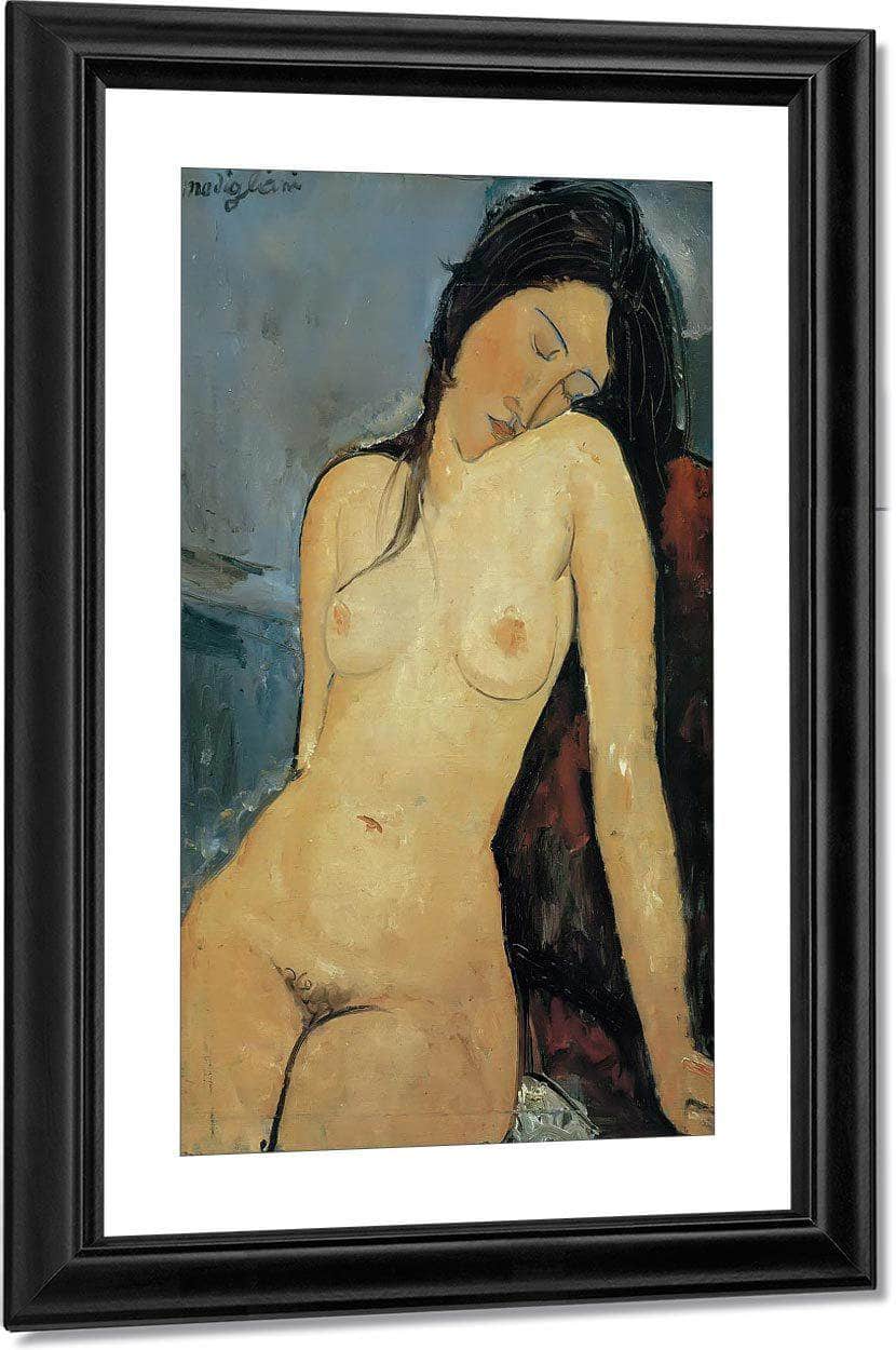 Female Nude 1916 By Amedeo Modigliani Fine Art Print