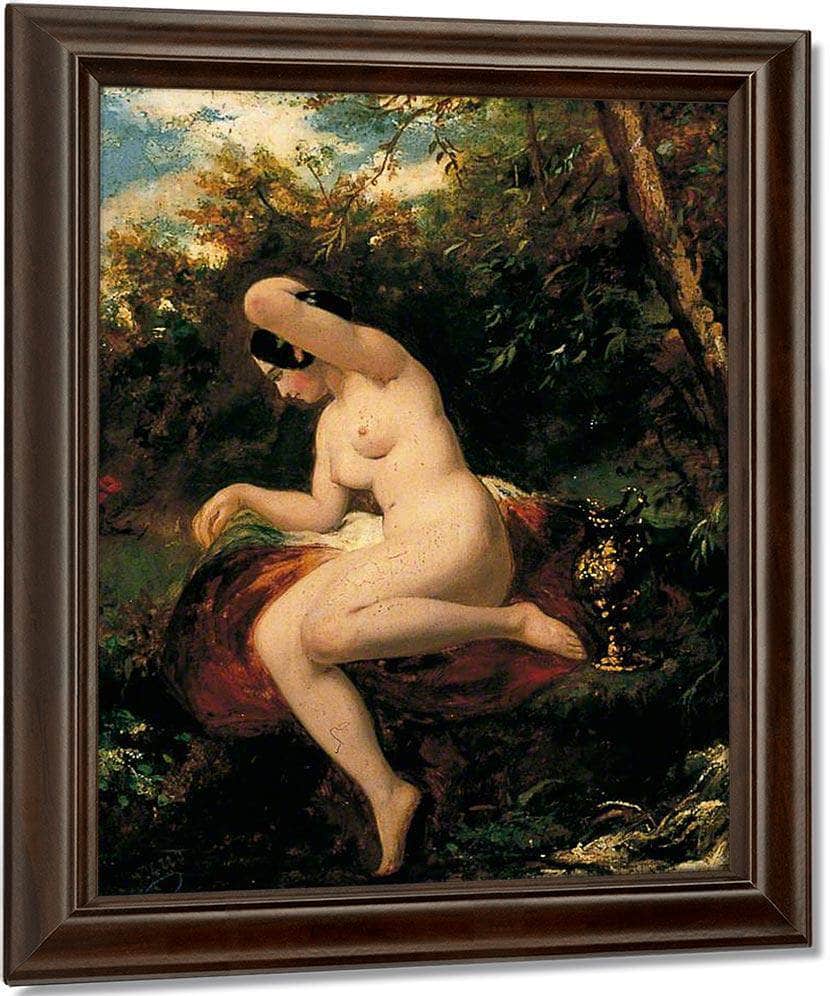 Female Nude(Also Known As Magdalen) By William Etty Fine Art Print