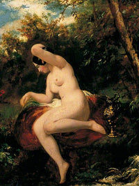 Female Nude(Also Known As Magdalen) By William Etty Fine Art Print