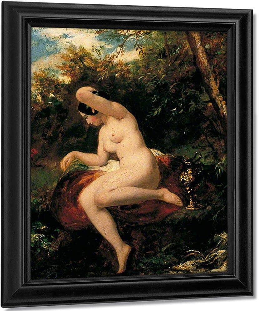 Female Nude(Also Known As Magdalen) By William Etty Fine Art Print