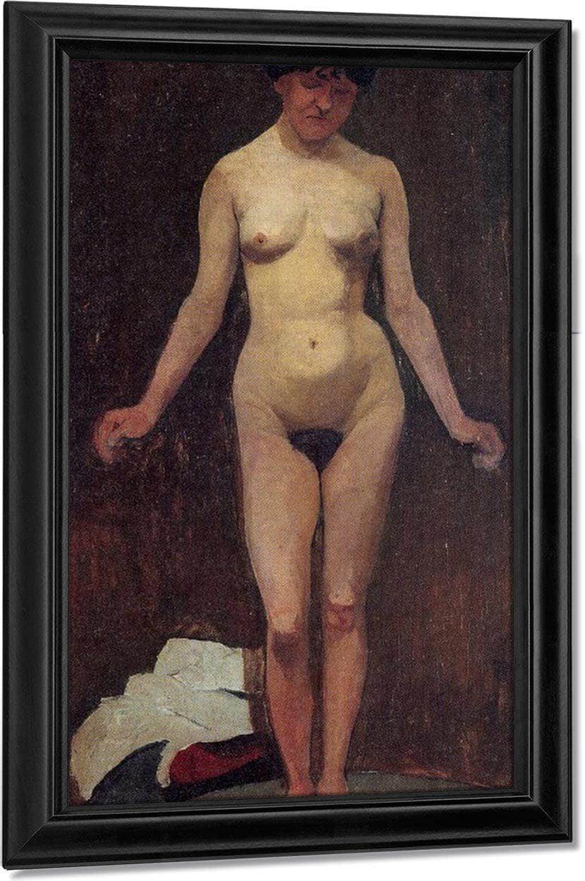Female Nude By Paula Modersohn Becker Fine Art Print