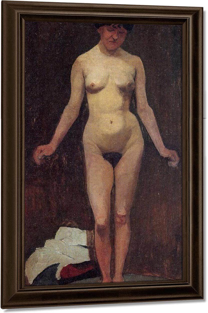 Female Nude By Paula Modersohn Becker Fine Art Print