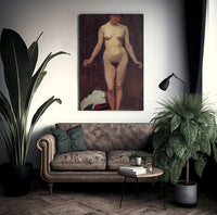 Female Nude By Paula Modersohn Becker Fine Art Print