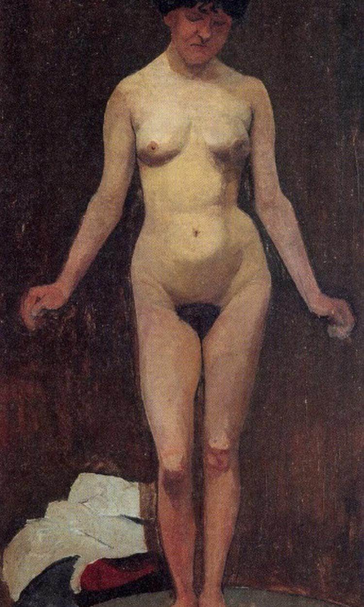 Female Nude By Paula Modersohn Becker Fine Art Print