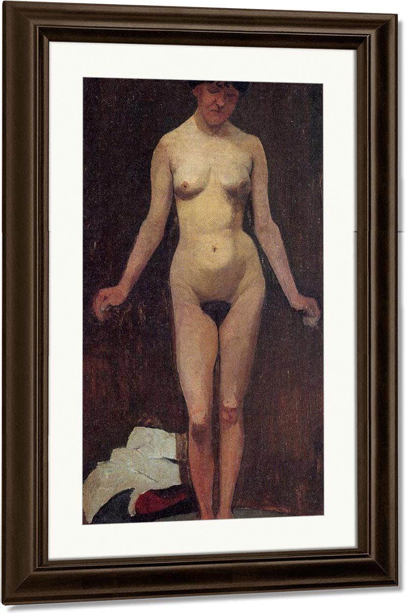 Female Nude By Paula Modersohn Becker Fine Art Print