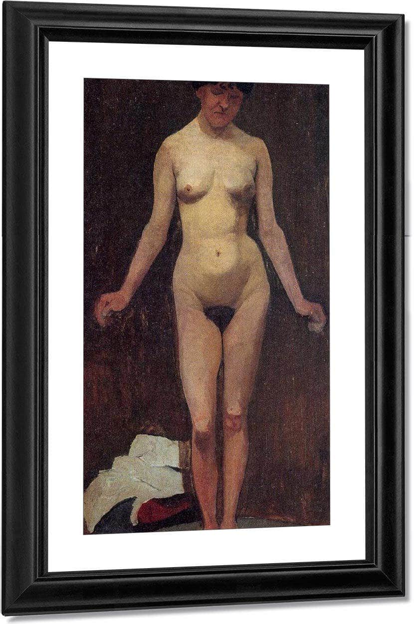 Female Nude By Paula Modersohn Becker Fine Art Print