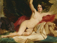 Female Nude In A Landscape By William Etty Fine Art Print