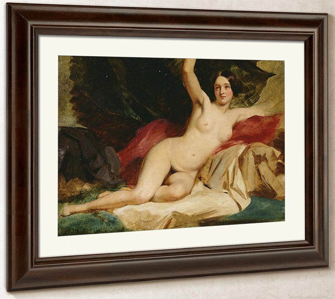 Female Nude In A Landscape By William Etty Fine Art Print