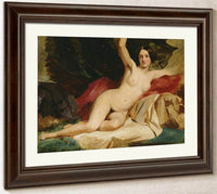 Female Nude In A Landscape By William Etty Fine Art Print