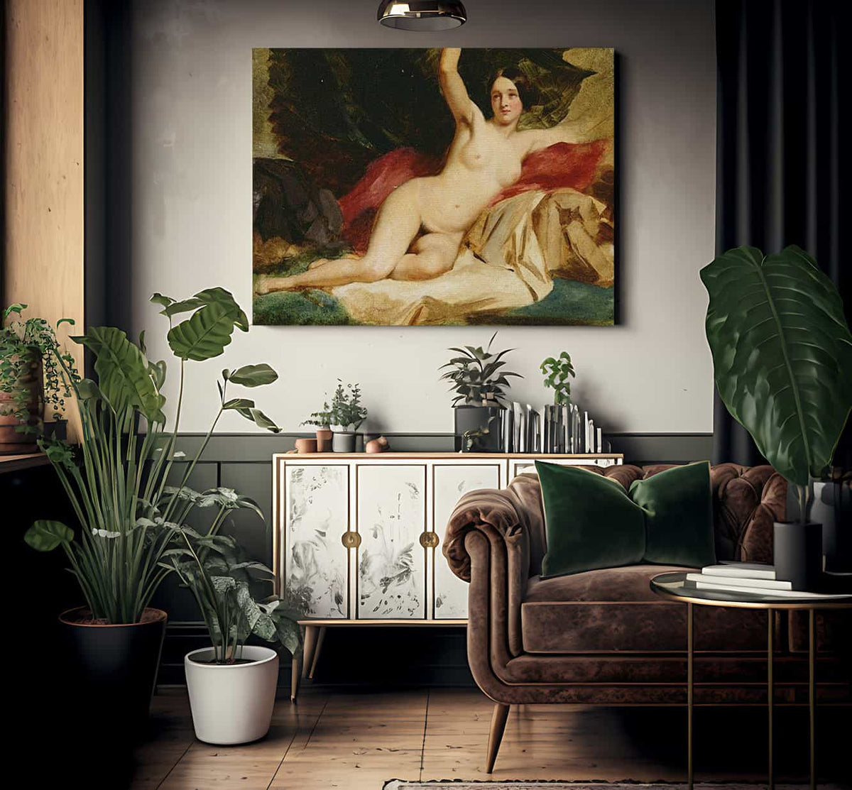 Female Nude In A Landscape By William Etty Fine Art Print