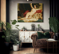 Female Nude In A Landscape By William Etty Fine Art Print