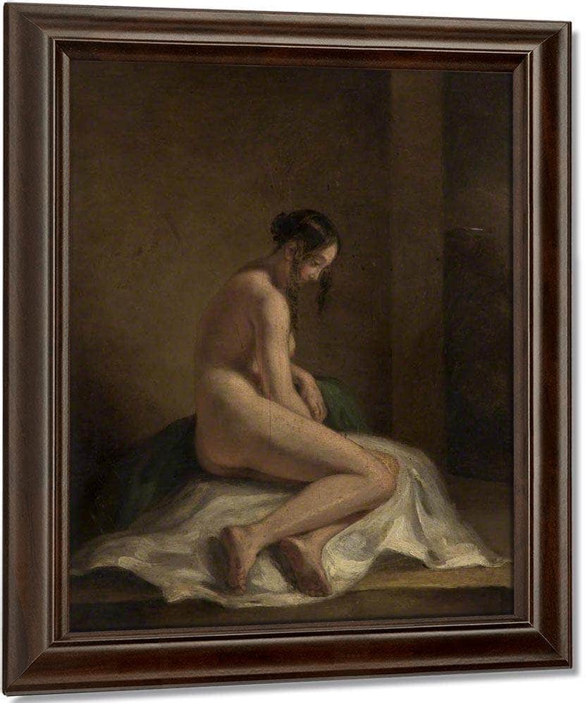 Female Nude Study By William Etty Fine Art Print