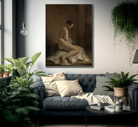 Female Nude Study By William Etty Fine Art Print