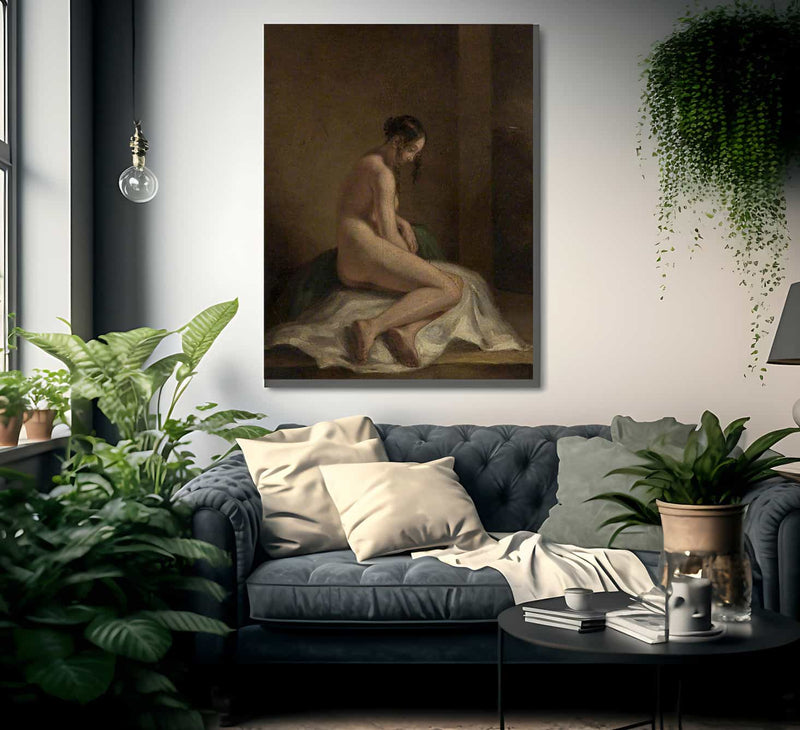 Female Nude Study By William Etty Fine Art Print