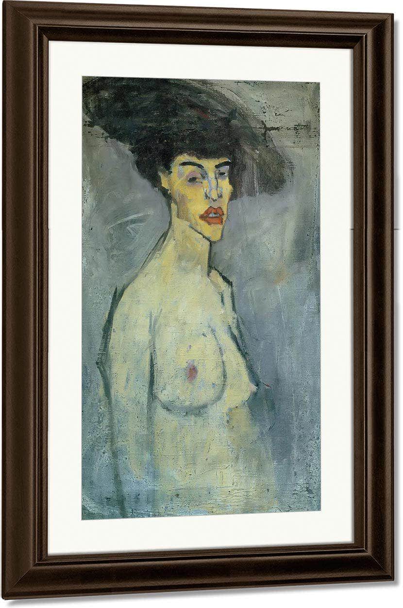 Female Nude With Hat1907 By Amedeo Modigliani Fine Art Print