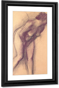 Female Standing Nude By Edgar Degas Fine Art Print