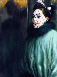 Femme A La Voilette By Louis Anquetin Fine Art Print