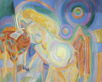 Femme Nue Lisant (Nude Woman Reading) 1 By Robert Delaunay Fine Art Print