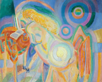Femme Nue Lisant (Nude Woman Reading) By Robert Delaunay Fine Art Print