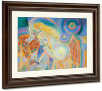 Femme Nue Lisant (Nude Woman Reading) By Robert Delaunay Fine Art Print