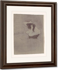 Femme Qui Se Peigne (Woman Combing Her Hair), From The Elles Series By Henri Marie Raymond De Toulouse Lautrec Monfa Fine Art Print