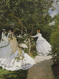 Femmes Au Jardin, A Ville D'avray 1 By Claude Monet Fine Art Print
