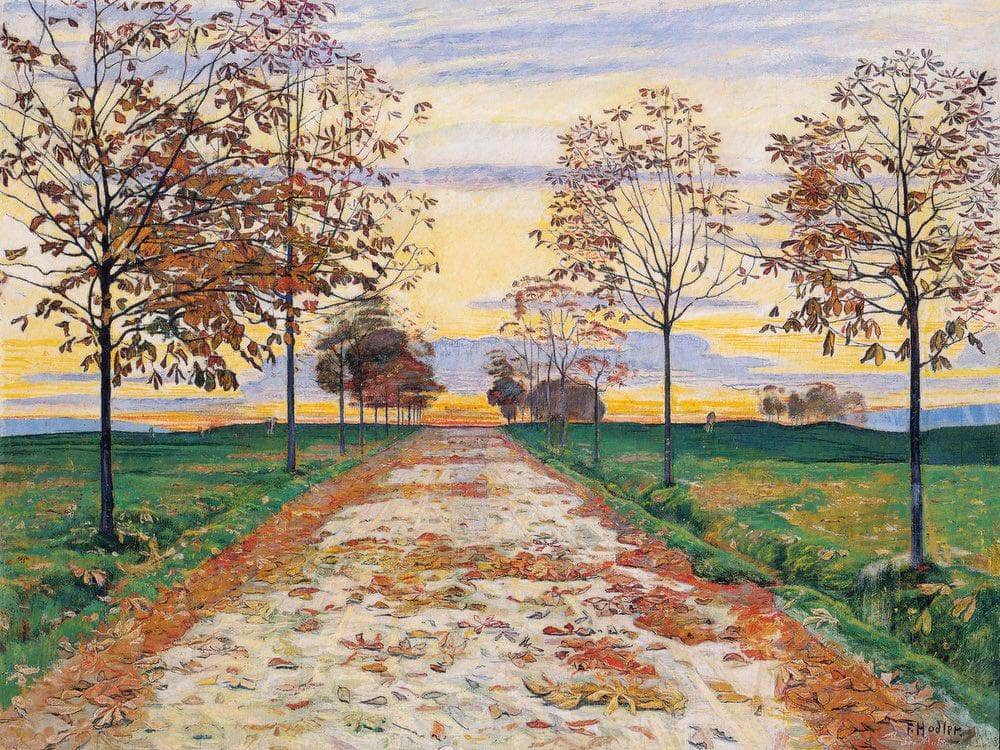 Ferdinand Hodler Autumn Evening 1892 1 By Ferdinand Hodler Fine Art Print