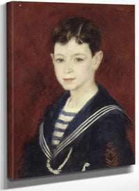 Fernand Halphen As A Boy By Pierre Auguste Renoir Fine Art Print