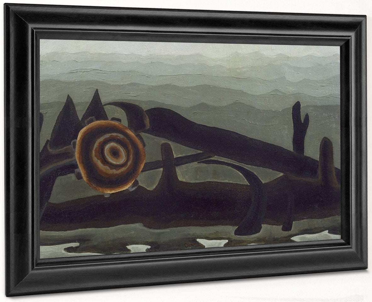 Ferry Boat Wreck By Arthur Dove Fine Art Print