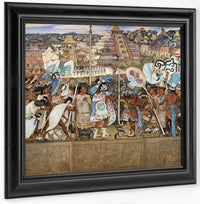 Festivals And Ceremonies Totonac Civilization By Diego Rivera Fine Art Print