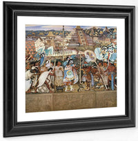 Festivals And Ceremonies Totonac Civilization By Diego Rivera Fine Art Print