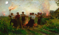Fete Saint Jean By  Breton, Jules Fine Art Print