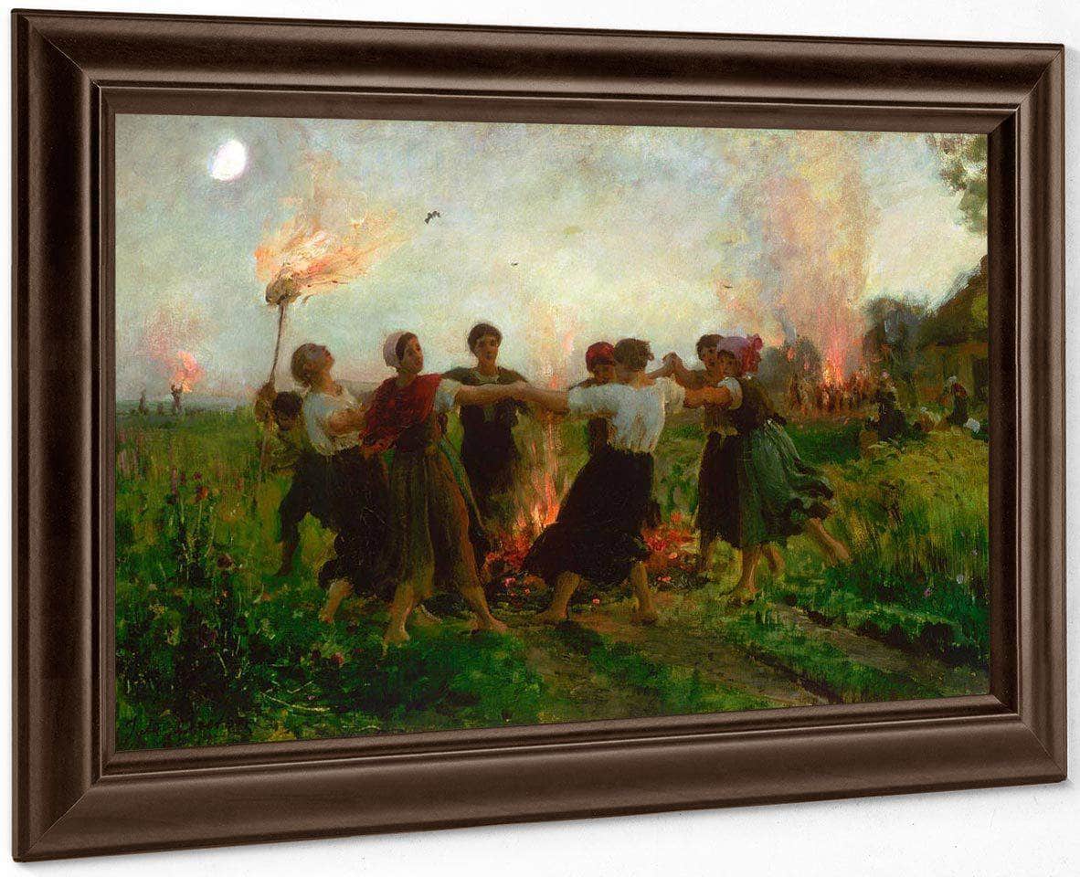 Fete Saint Jean By  Breton, Jules Fine Art Print